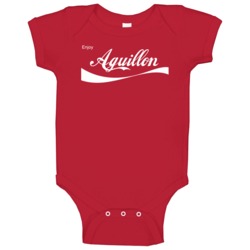 Aguillon Enjoy Cola Parody Custom Name Baby One Piece Aguillon Enjoy Cola Parody Custom Name Baby One Piece