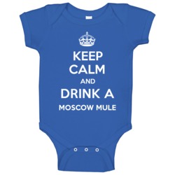 Keep Calm Drink Moscow Mule Funny Parody Baby One Piece Keep Calm Drink Moscow Mule Funny Parody Baby One Piece