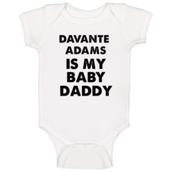 Davante Adams Is My Baby Daddy Green Bay Football Team Fan Baby One Pi Davante Adams Is My Baby Daddy Green Bay Football Team Fan Baby One Pi