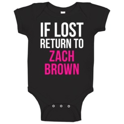 If Lost Return To Zach Brown Washington Football Team Fan Baby One Pie If Lost Return To Zach Brown Washington Football Team Fan Baby One Pie