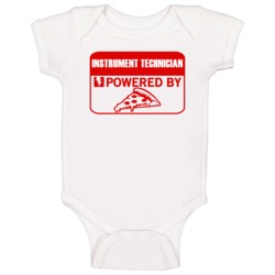 Instrument Technicians Powered By Pizza Occupations Baby One Piece Instrument Technicians Powered By Pizza Occupations Baby One Piece