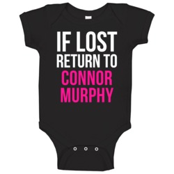 If Lost Return To Connor Murphy Chicago Hockey Team Fan Baby One Piece If Lost Return To Connor Murphy Chicago Hockey Team Fan Baby One Piece