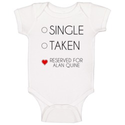 Single Taken Reserved For Alan Quine New York I Hockey Team Fan Baby O Single Taken Reserved For Alan Quine New York I Hockey Team Fan Baby O