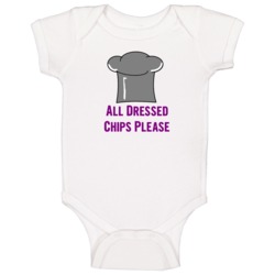 All Dressed Chips Please Kids Youth Cute Junk Food Dessert Baby One Pi All Dressed Chips Please Kids Youth Cute Junk Food Dessert Baby One Pi