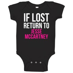 If Lost Return To Jesse Mccartney Male Actor Movie Fan Baby One Piece If Lost Return To Jesse Mccartney Male Actor Movie Fan Baby One Piece