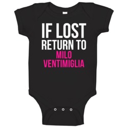 If Lost Return To Milo Ventimiglia Male Actor Movie Fan Baby One Piece If Lost Return To Milo Ventimiglia Male Actor Movie Fan Baby One Piece