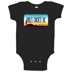 Arizona Custom City License Plate Customizable Baby One Piece Arizona Custom City License Plate Customizable Baby One Piece