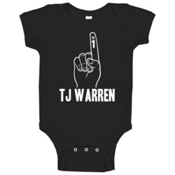 Tj Warren Number 1 Finger Phoenix Basketball Team Fan Baby One Piece Tj Warren Number 1 Finger Phoenix Basketball Team Fan Baby One Piece