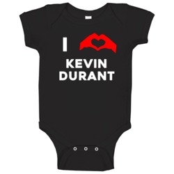 I Heart Kevin Durant Golden State Basketball Team Fan Baby One Piece I Heart Kevin Durant Golden State Basketball Team Fan Baby One Piece