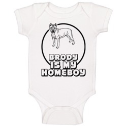Pitbull Is My Homeboy Lover Pet Baby One Piece Pitbull Is My Homeboy Lover Pet Baby One Piece