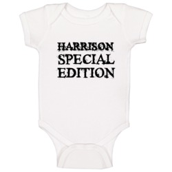 Harrison Special Edition Name Baby One Piece Harrison Special Edition Name Baby One Piece
