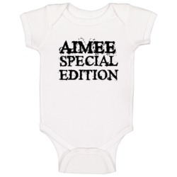 Aimee Special Edition Name Baby One Piece Aimee Special Edition Name Baby One Piece