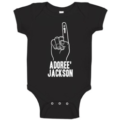 Adoree' Jackson Number 1 Finger Tennessee Football Team Fan Baby One P Adoree' Jackson Number 1 Finger Tennessee Football Team Fan Baby One P