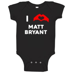 I Heart Matt Bryant Atlanta Football Team Fan Baby One Piece I Heart Matt Bryant Atlanta Football Team Fan Baby One Piece