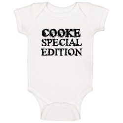 Cooke Special Edition Name Baby One Piece Cooke Special Edition Name Baby One Piece