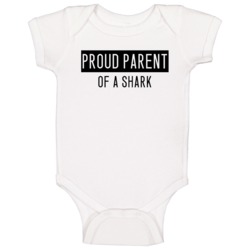 Shark Proud Parent Animal Baby One Piece Shark Proud Parent Animal Baby One Piece
