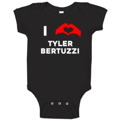I Heart Tyler Bertuzzi Detroit Hockey Team Fan Baby One Piece I Heart Tyler Bertuzzi Detroit Hockey Team Fan Baby One Piece
