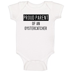 Oystercatcher Proud Parent Animal Baby One Piece Oystercatcher Proud Parent Animal Baby One Piece