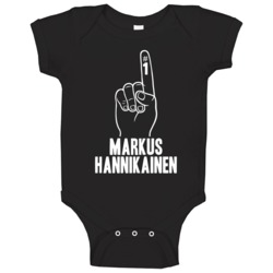 Markus Hannikainen Number 1 Finger Columbus Hockey Team Fan Baby One P Markus Hannikainen Number 1 Finger Columbus Hockey Team Fan Baby One P