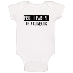 Guineapig Proud Parent Animal Baby One Piece Guineapig Proud Parent Animal Baby One Piece