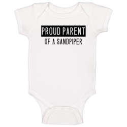 Sandpiper Proud Parent Animal Baby One Piece Sandpiper Proud Parent Animal Baby One Piece