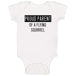 Flying Squirrel Proud Parent Animal Baby One Piece Flying Squirrel Proud Parent Animal Baby One Piece