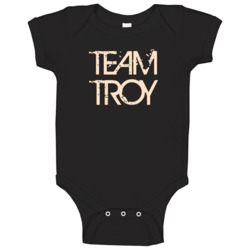 Team Sports Last First Name Troy Baby One Piece Team Sports Last First Name Troy Baby One Piece