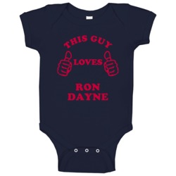 Ron Dayne This Guy Loves Houston Football Texas Sports Baby One Piece Ron Dayne This Guy Loves Houston Football Texas Sports Baby One Piece