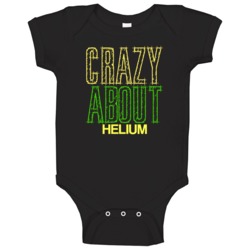 Helium Crazy About Nouns Fun Baby One Piece Helium Crazy About Nouns Fun Baby One Piece