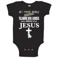 And Jesus Funny Drinking Baby One Piece And Jesus Funny Drinking Baby One Piece