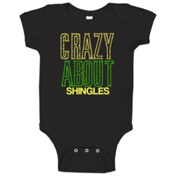 Shingles Crazy About Nouns Fun Baby One Piece Shingles Crazy About Nouns Fun Baby One Piece