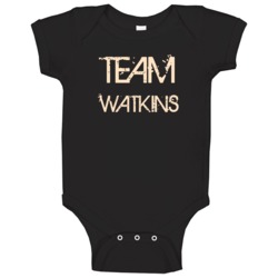 Team Sports Last First Name Watkins Baby One Piece Team Sports Last First Name Watkins Baby One Piece
