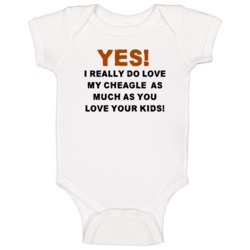 Cheagle I Really Do Love My Baby One Piece Cheagle I Really Do Love My Baby One Piece