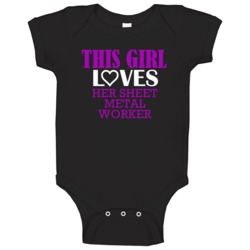 Sheet Metal Worker This Girl Loves Her Job Fun Baby One Piece Sheet Metal Worker This Girl Loves Her Job Fun Baby One Piece