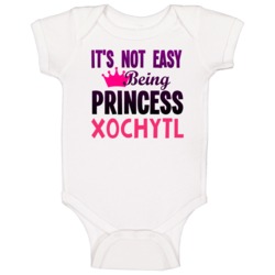 Its Not Easy Being Princess Name Customizable Baby One Piece Its Not Easy Being Princess Name Customizable Baby One Piece