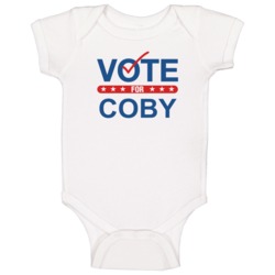 Vote For Election School Work Politics Coby Baby One Piece Vote For Election School Work Politics Coby Baby One Piece