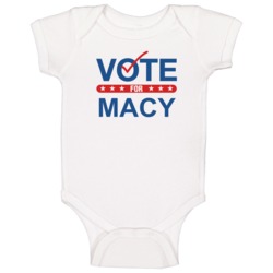 Vote For Election School Work Politics Macy Baby One Piece Vote For Election School Work Politics Macy Baby One Piece