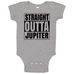 Straight Outta Jupiter Florida City Grunge Parody Baseball Raglan Baby Straight Outta Jupiter Florida City Grunge Parody Baseball Raglan Baby