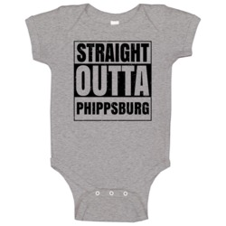 Straight Outta Phippsburg Maine City Grunge Parody Baseball Raglan Bab Straight Outta Phippsburg Maine City Grunge Parody Baseball Raglan Bab
