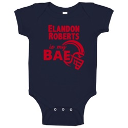 Elandon Roberts Is My Bae New England Football Fan Baby One Piece Elandon Roberts Is My Bae New England Football Fan Baby One Piece