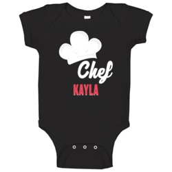 Custom Name Cooking Kitchen Grill Bbq Baby One Piece Custom Name Cooking Kitchen Grill Bbq Baby One Piece