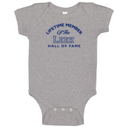 Lifetime Member Of The Leek Hall Of Fame Baby One Piece Lifetime Member Of The Leek Hall Of Fame Baby One Piece