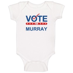 Vote For Election School Work Politics Murray Baby One Piece Vote For Election School Work Politics Murray Baby One Piece