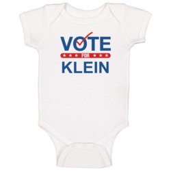 Vote For Election School Work Politics Klein Baby One Piece Vote For Election School Work Politics Klein Baby One Piece