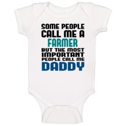 Farmer Some People Call Me Occupation Baby One Piece Farmer Some People Call Me Occupation Baby One Piece