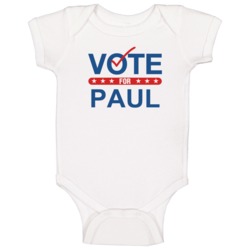Vote For Election School Work Politics Paul Baby One Piece Vote For Election School Work Politics Paul Baby One Piece