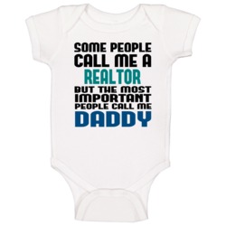 Realtor Some People Call Me Occupation Baby One Piece Realtor Some People Call Me Occupation Baby One Piece