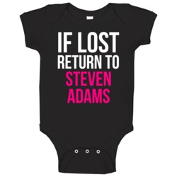 If Lost Return To Male Actor Movie Fan Customizable Baby One Piece If Lost Return To Male Actor Movie Fan Customizable Baby One Piece