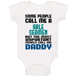 Able Seamen Some People Call Me Occupation Baby One Piece Able Seamen Some People Call Me Occupation Baby One Piece
