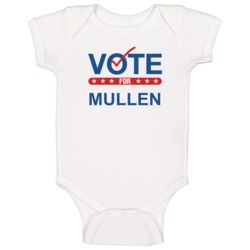 Vote For Election School Work Politics Mullen Baby One Piece Vote For Election School Work Politics Mullen Baby One Piece